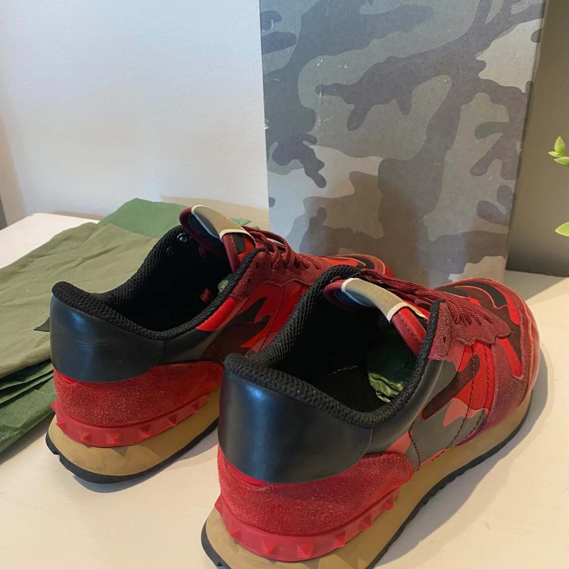 Valentino Garavani Rockrunner sneakers röd - 4