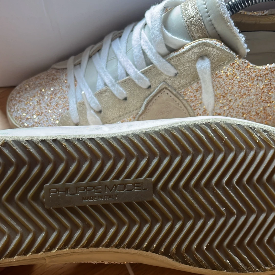 Glittriga Philippe Model sneakers beige - 3