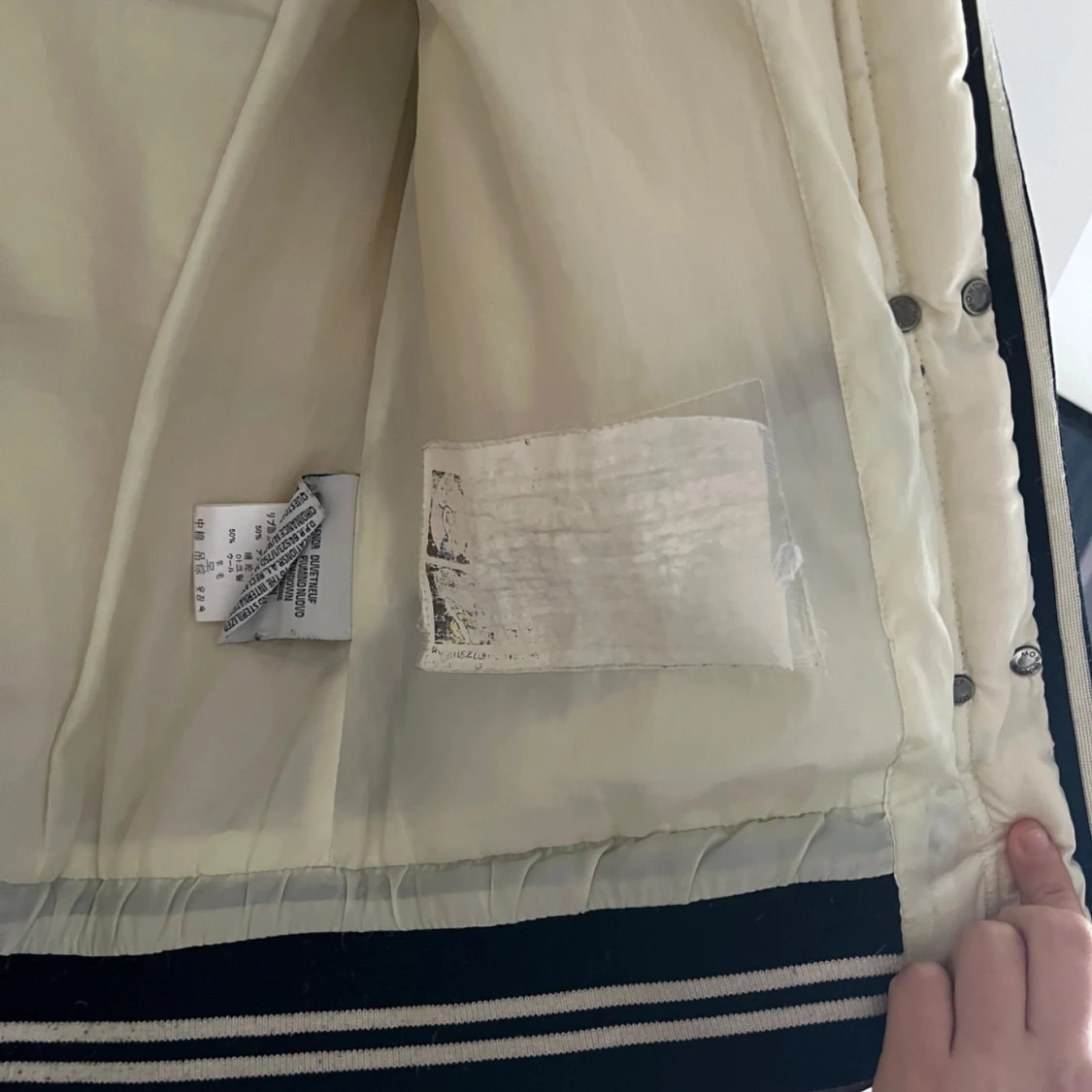 Brun dunjacka från Moncler branson - 4