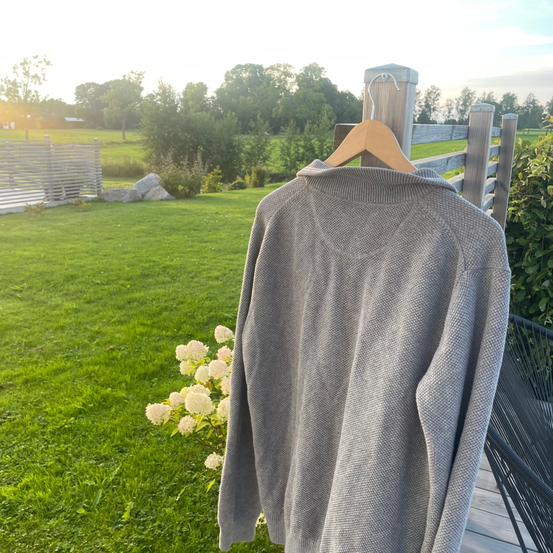 Grå kofta med dragkedja från Gant - 2