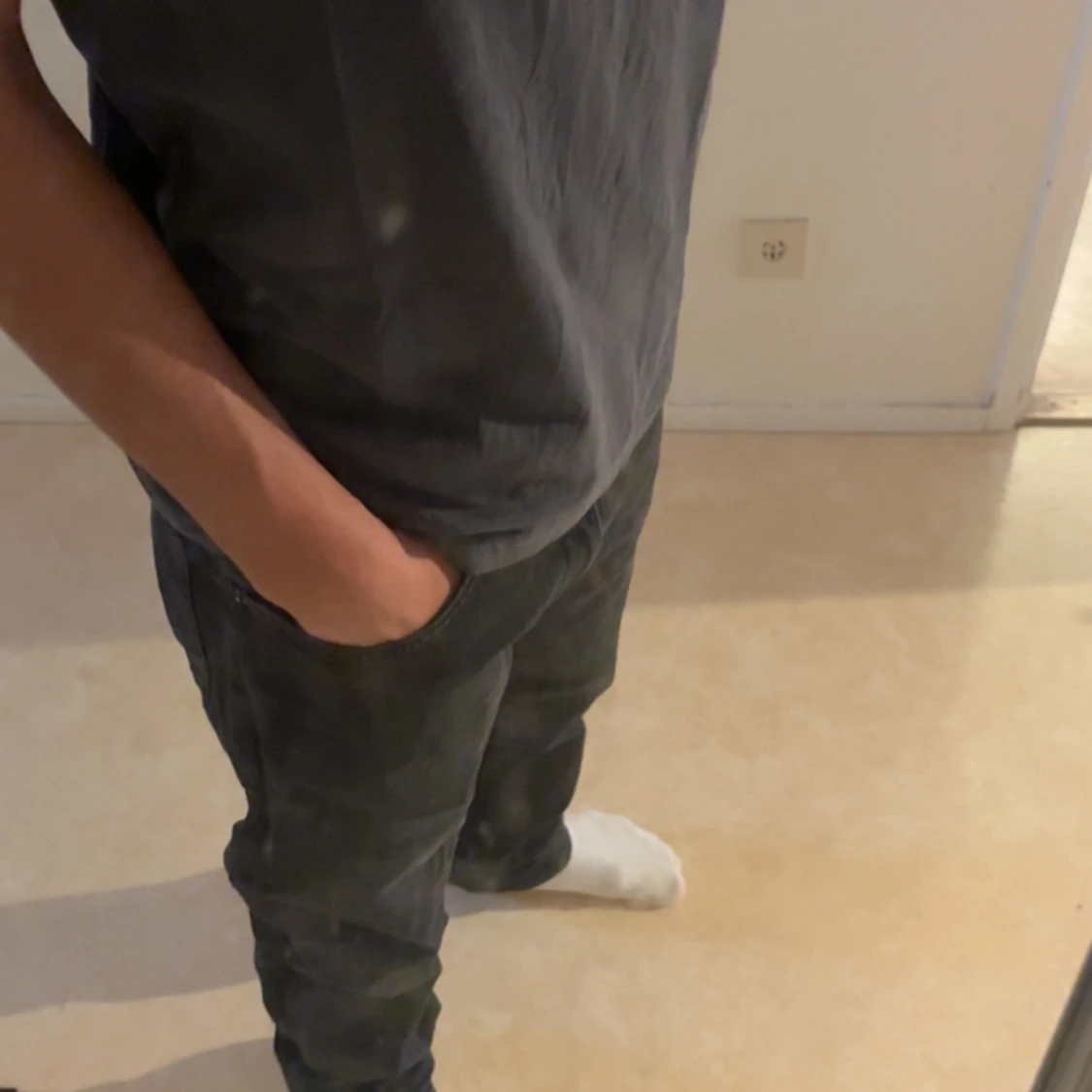 Svarta stretchjeans från Hugo Boss - 1