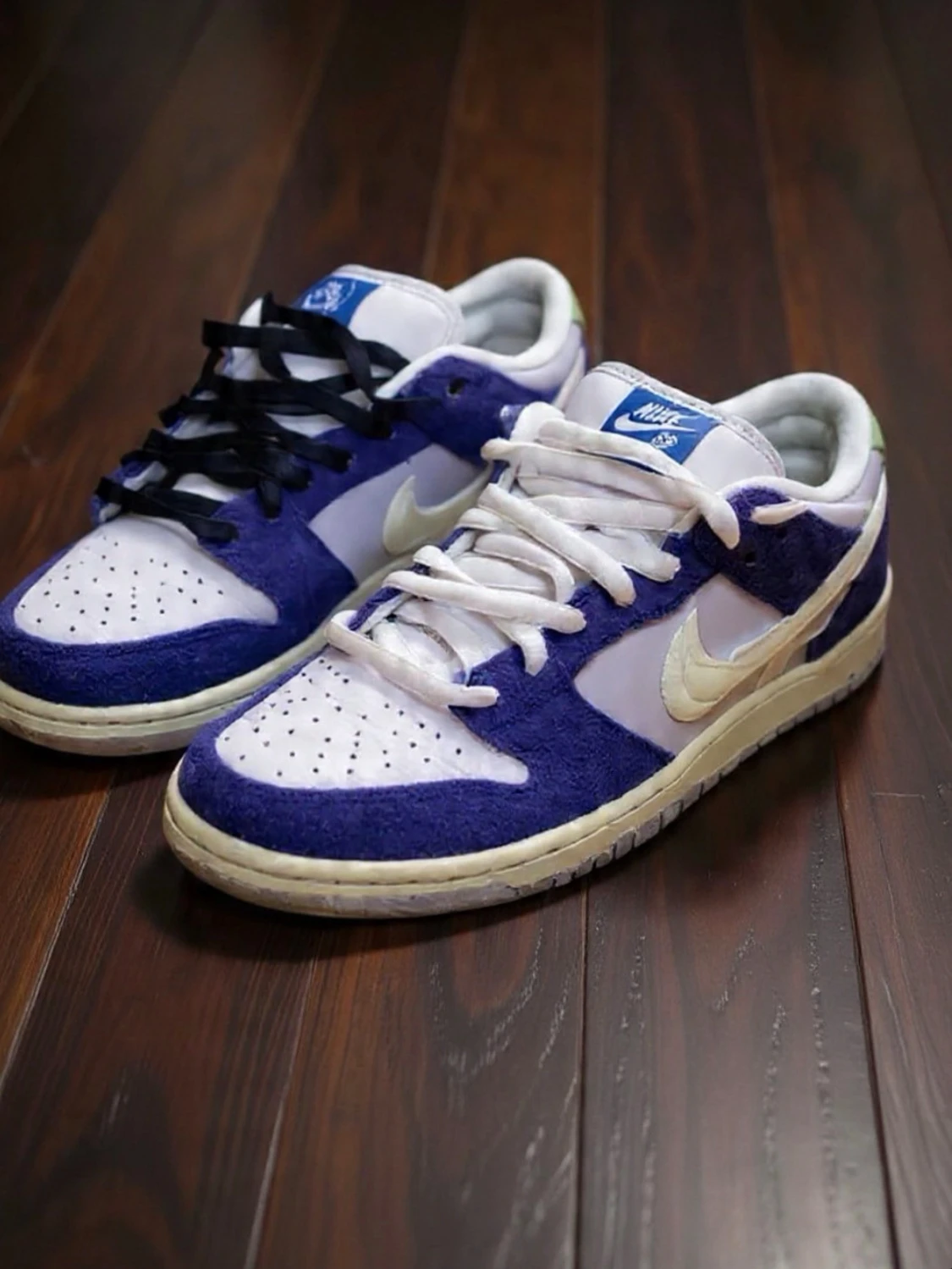 Nike SB Dunk Low blå/vit US10