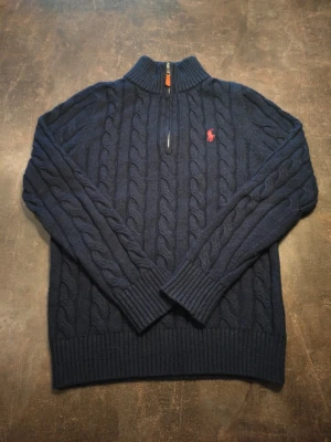 Ralph Lauren stickad quarter zip  - Inga defekter alls rekommenderas 