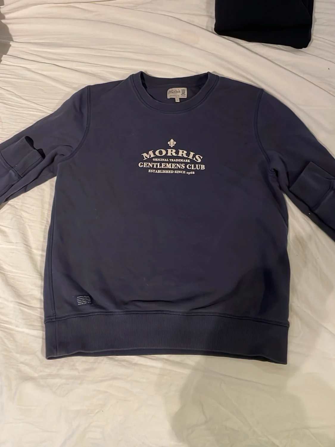 Blå sweatshirt från Morris - 1