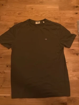 Olivgrön t-shirt från Gant - Säljer en stilren olivgrön t-shirt från Gant. Helt ny, använd 1 gång. Säljer då den är för stor för mig.