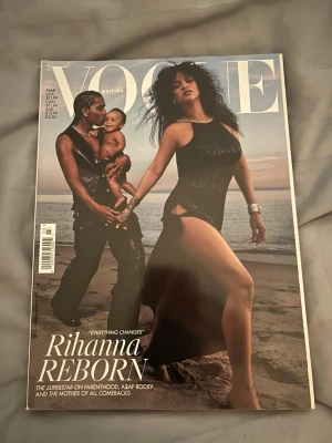 Vogue British March 2024 (Rihanna & A$AP Rocky) - Säljer för 200, köper du alla tidningar jag har kan du få dem för 2000 eller 3 för 500<3