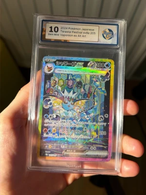 Vaporeon  - (Vaporeon ex alt art psa 10) Japanskt kort SAR