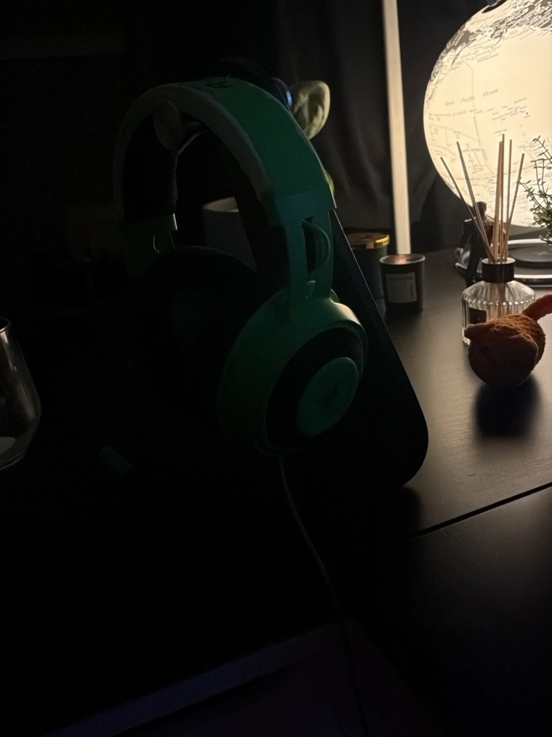 Gröna Razer Kraken gaming headset - 1