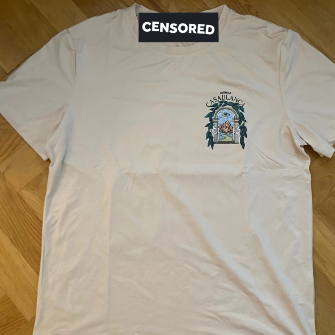 Casablanca Avenida t-shirt med tryck - 1