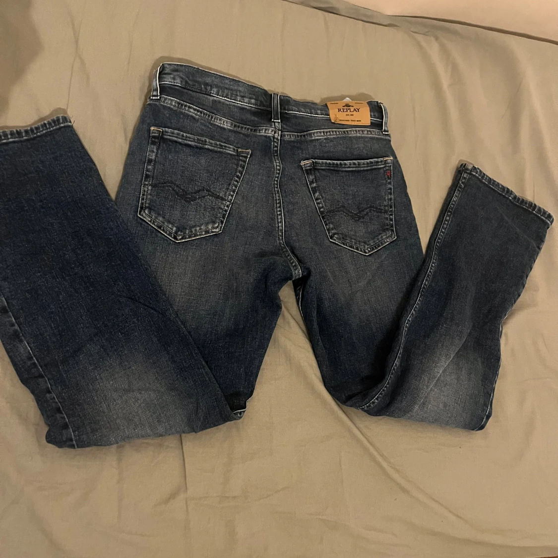 Replay Thad blå jeans straight fit - 2