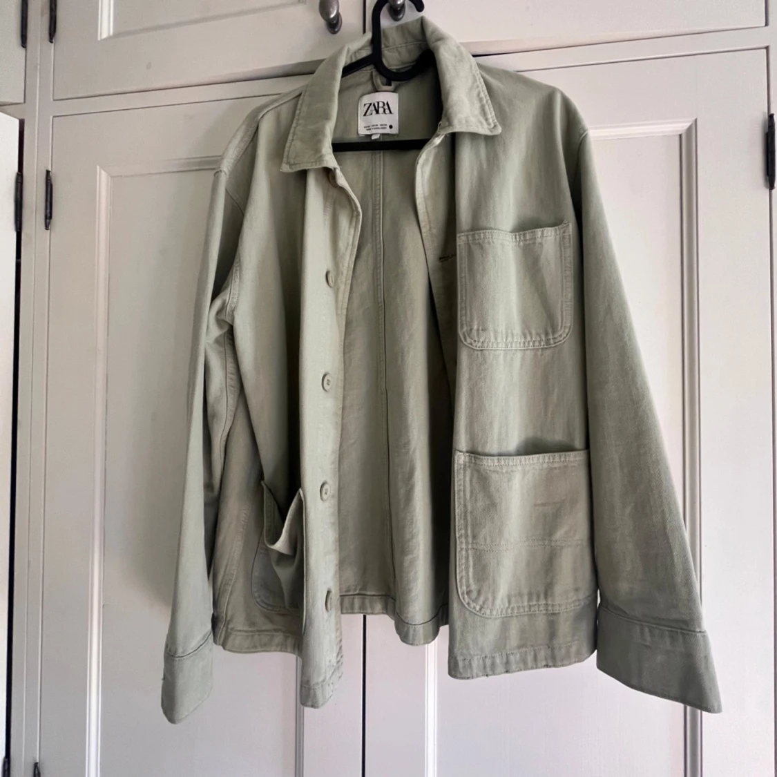 Grön kappa från Zara  - 3