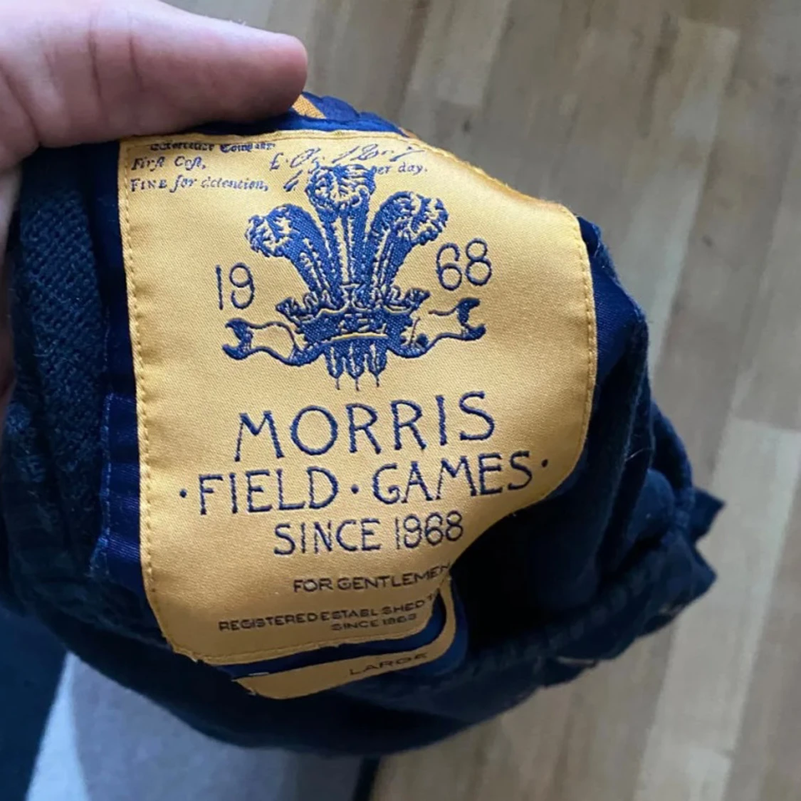 Mörkblå tröja från Morris med emblem - 3