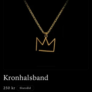 Söker detta guldhalsband från Skyice - Hej! Jag söker detta guldhalsband från Skyice som är format som en krona men hör gärna av dig om du säljer eller vet någon som säljer pris kan diskuteras💕