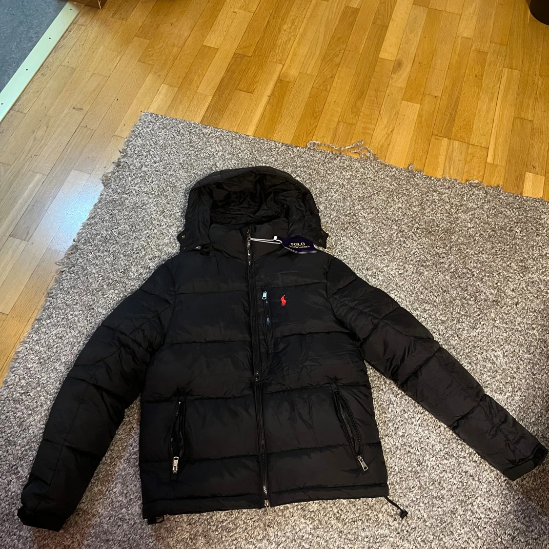 Svart pufferjacka från Polo Ralph Lauren
