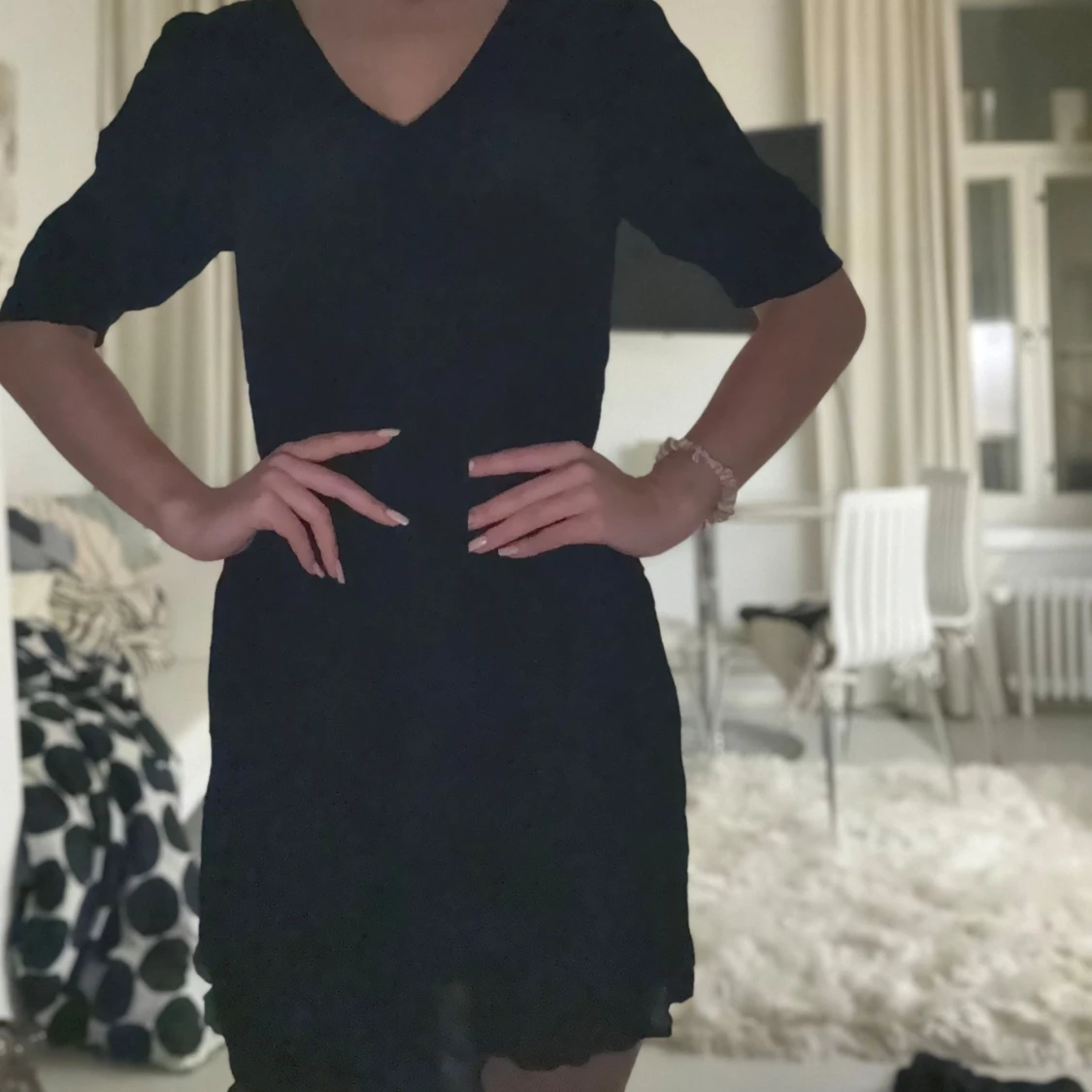 Svart kort klänning från Vero Moda