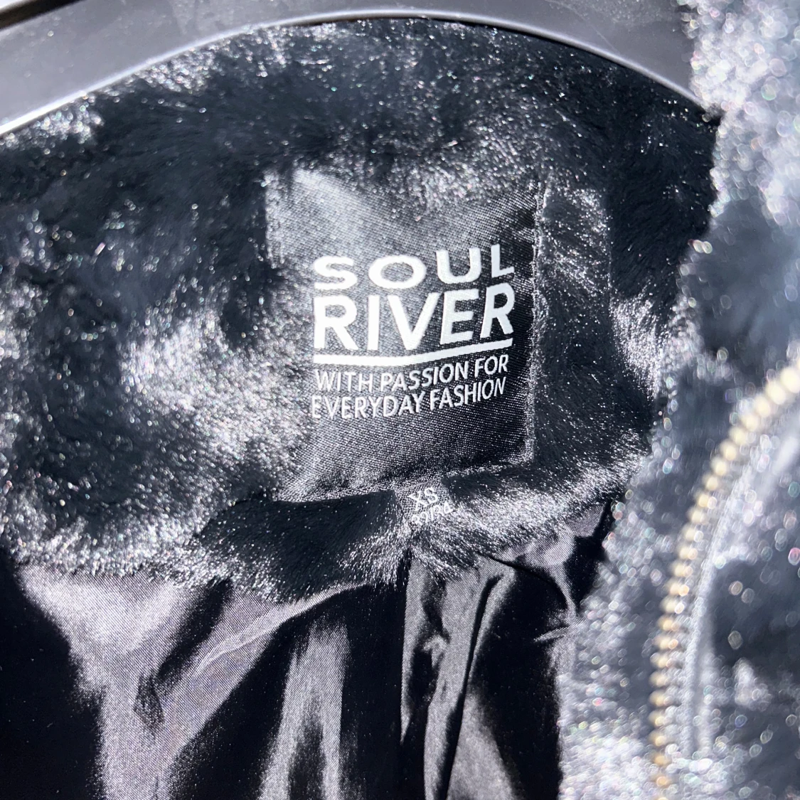 Svart pälsjacka från Soul River XS - 1