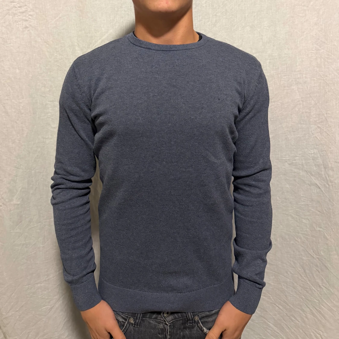 Blå Crew Neck från TomTailor