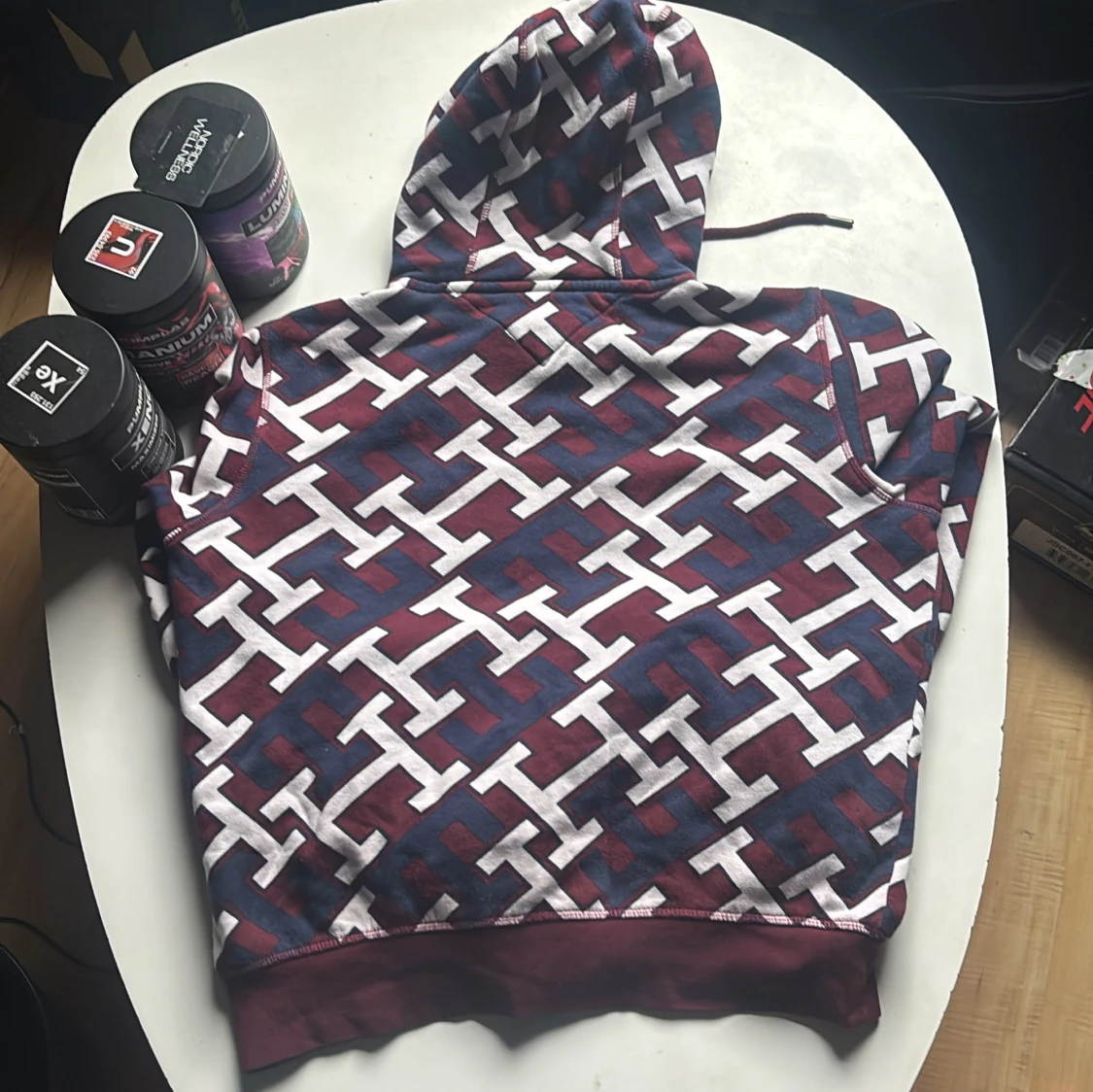 Mönstrad hoodie Tommy Hilfiger XS - 2