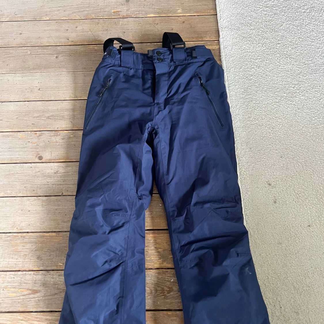 Mörkblå skidbyxor/termobyxor