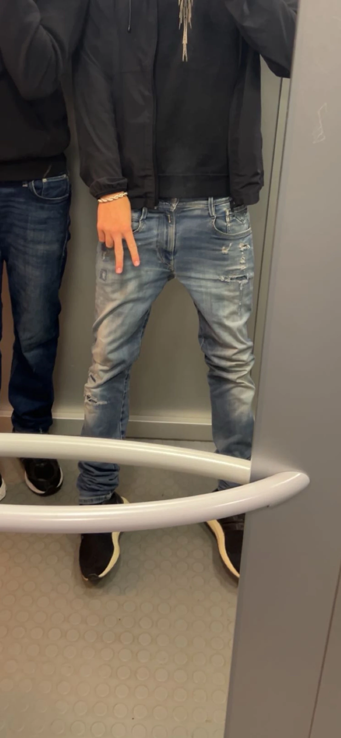 Replay Anbass blå jeans