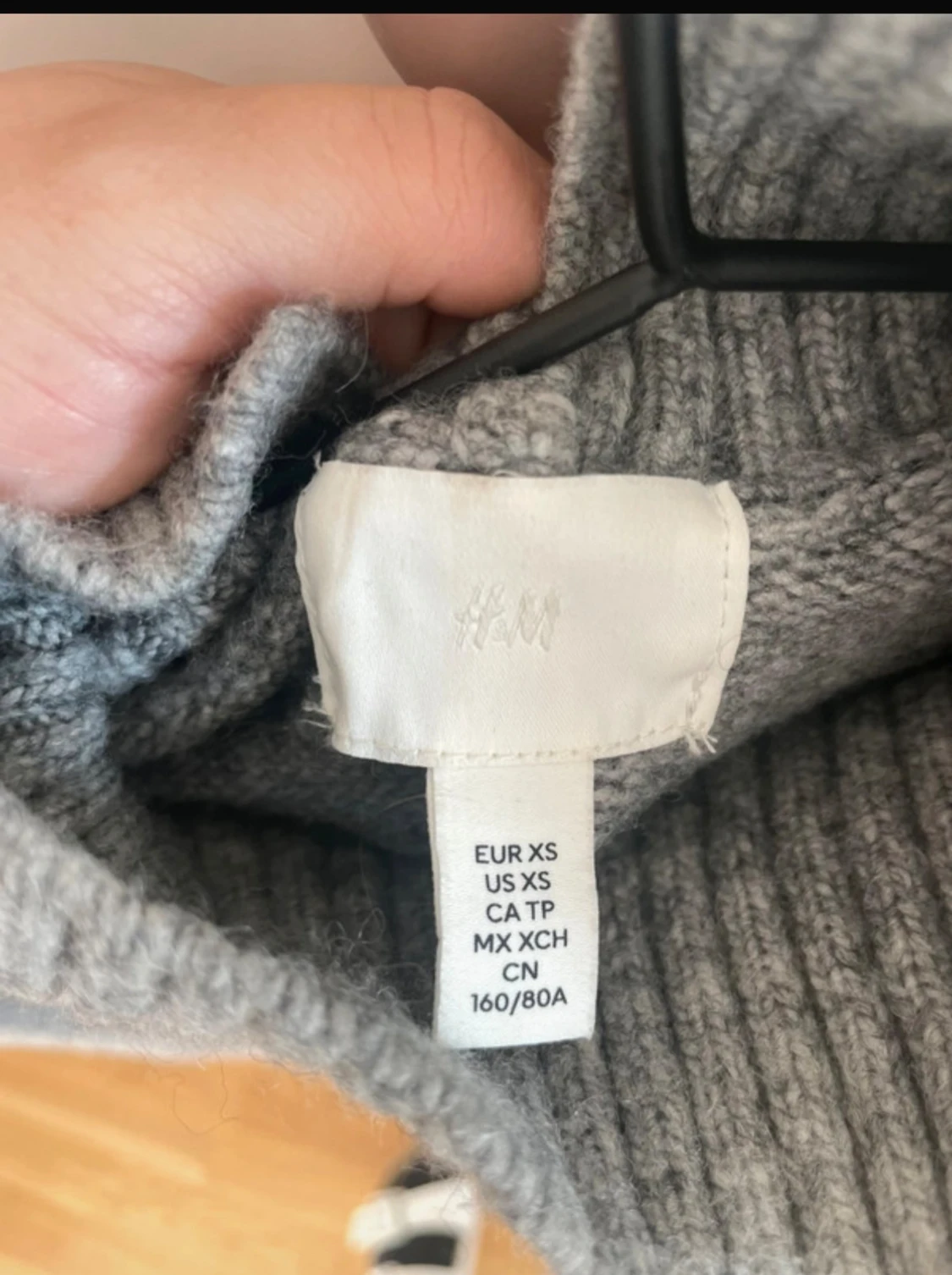 stickad tröja polokrage - 2