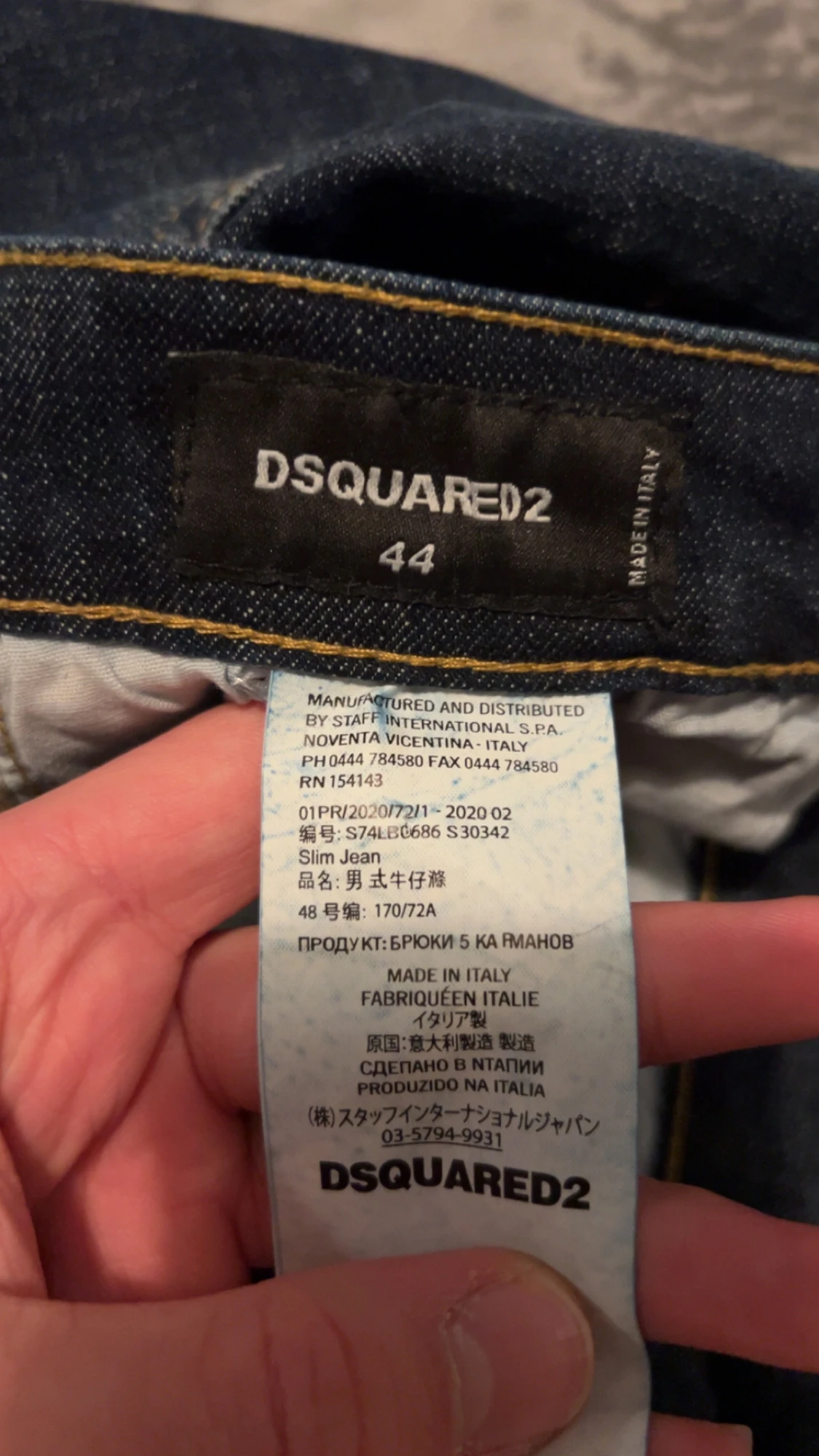 Dsquared2 Slim Jeans blå - 3