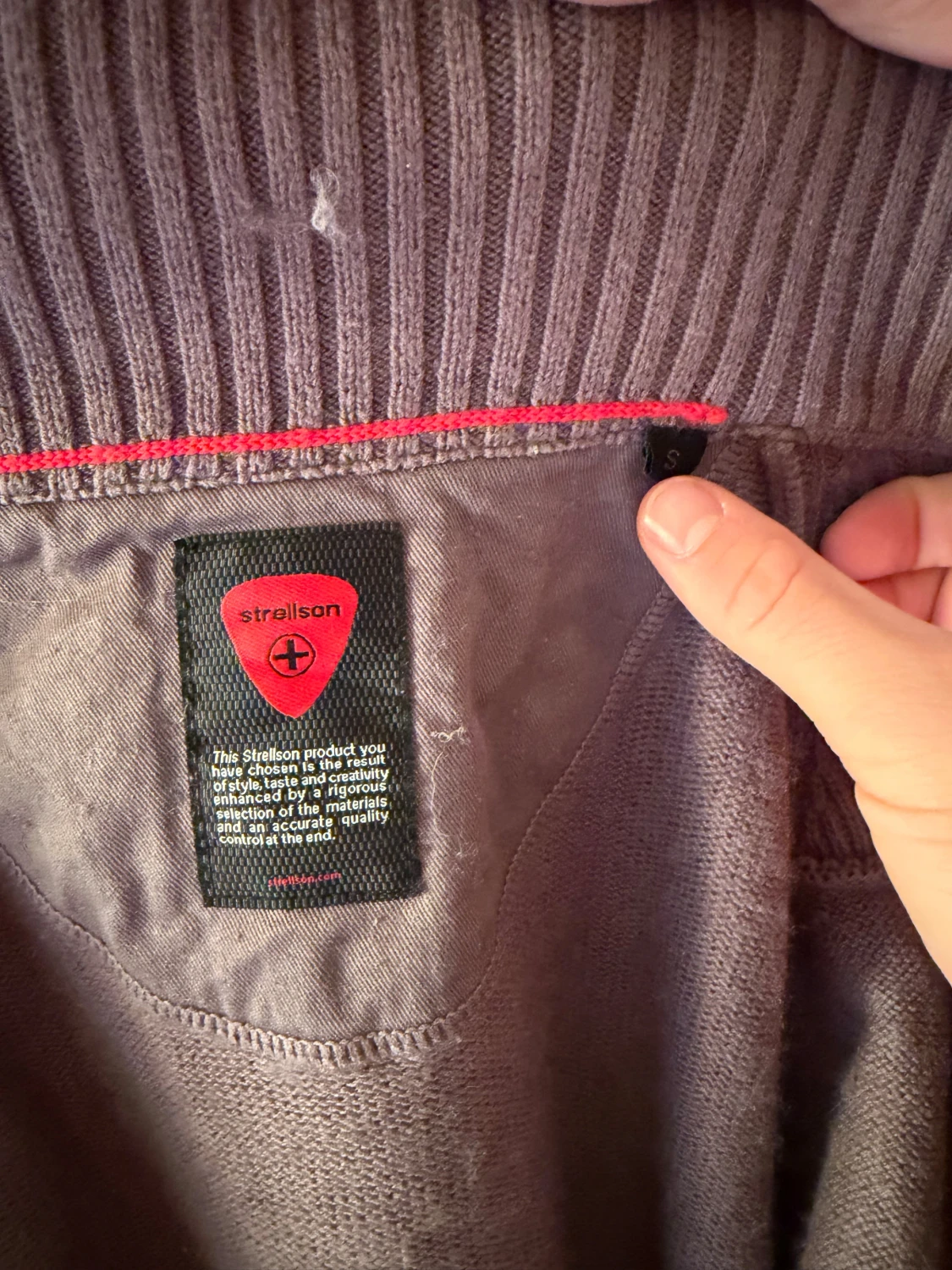 Brun stickad kofta från Strellson - 2