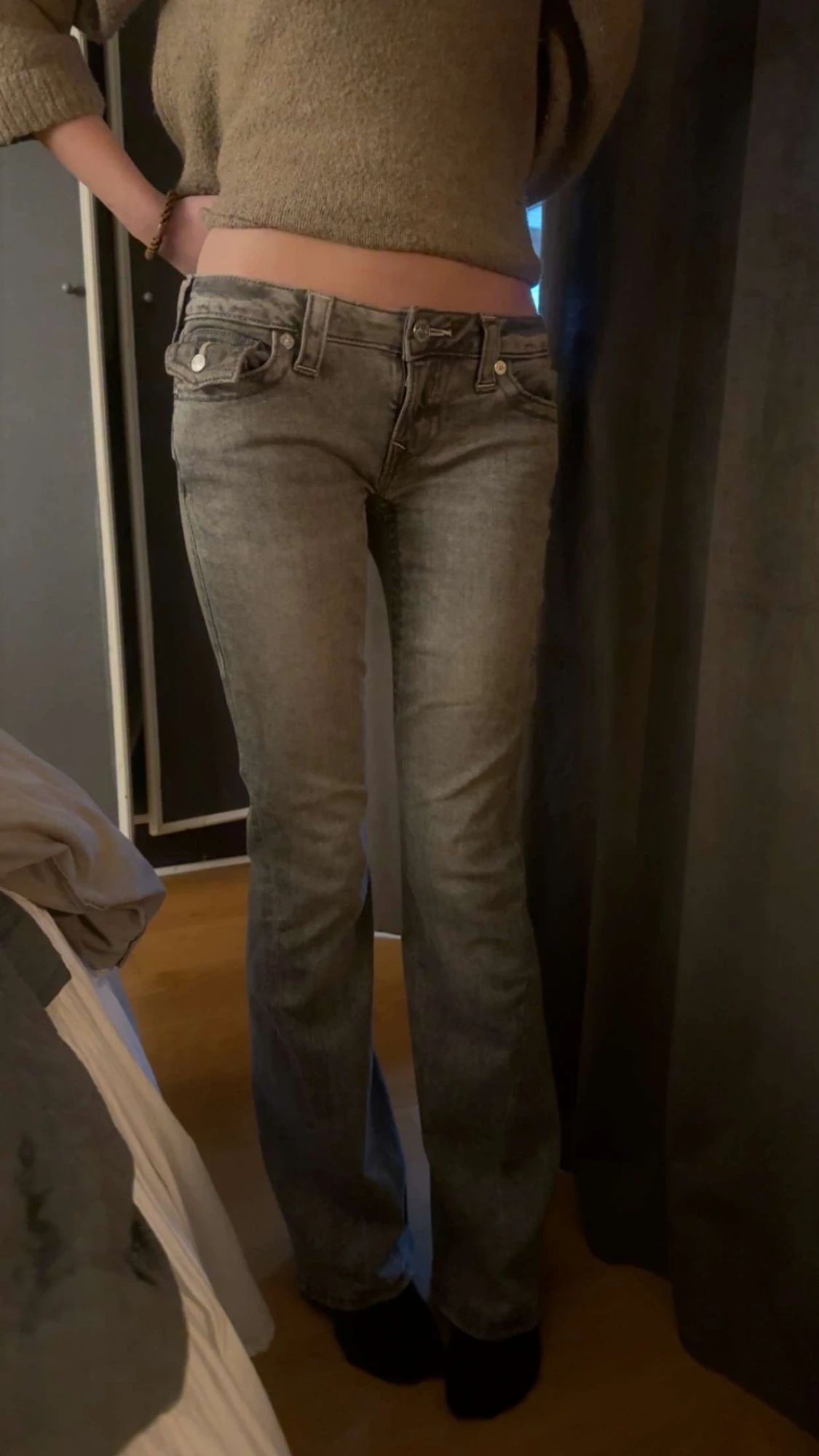 True Religion Joey Low Rise Flare Jeans