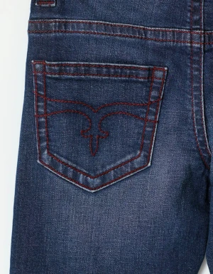 Blå bootcut jeans från gina 14+ - Säljer mina blåa bootcut jeans med röda sömmar från gina Young 14+ i storlek S då dessa inte kommer till användning. Använda ett fåtal gånger. Pris går att diskuteras!💕(ej mina bilder)