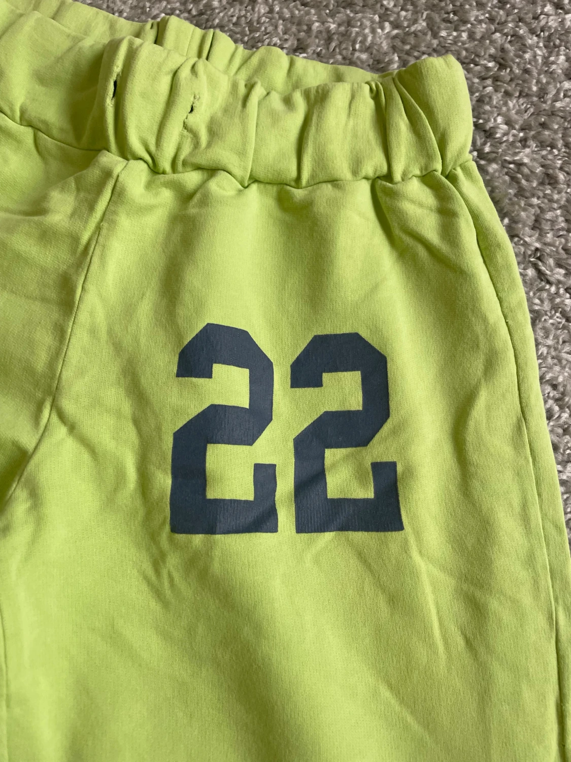 Limegröna mjukisbyxor Magilla 152cm - 5