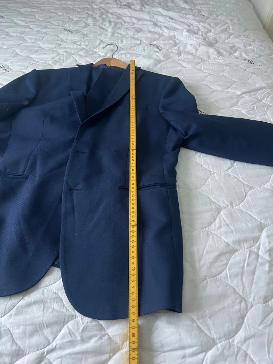 Mörkblå kavaj med klassisk passform - 6