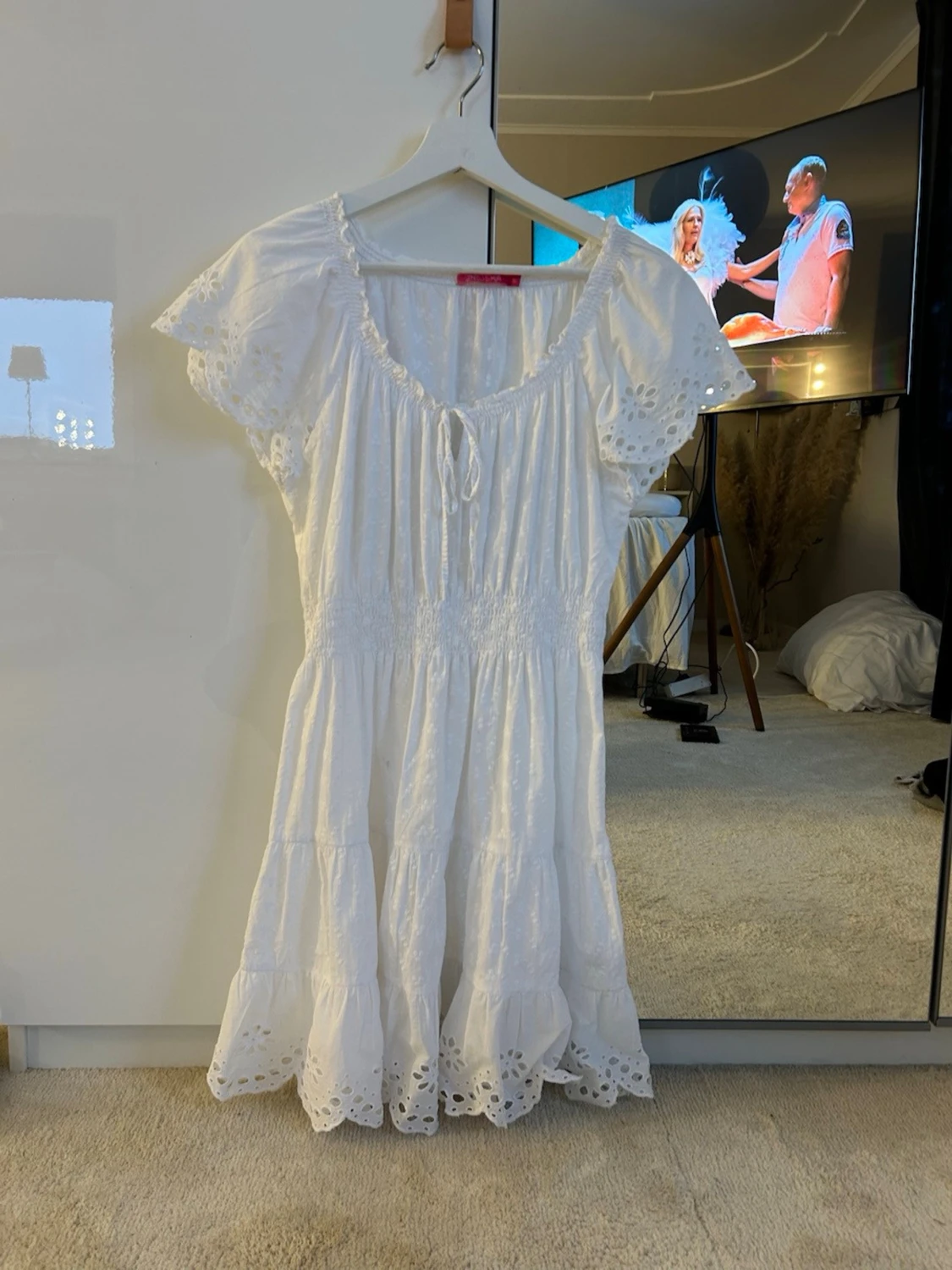 Vit klänning från Indiska