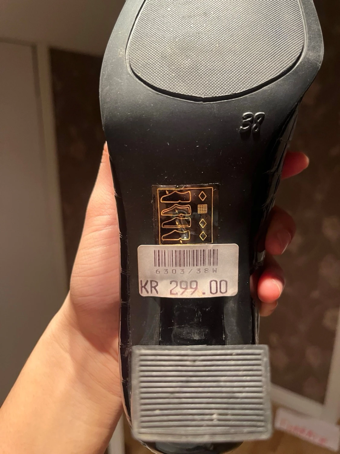 Svarta pumps från gino ventori 38 - 1