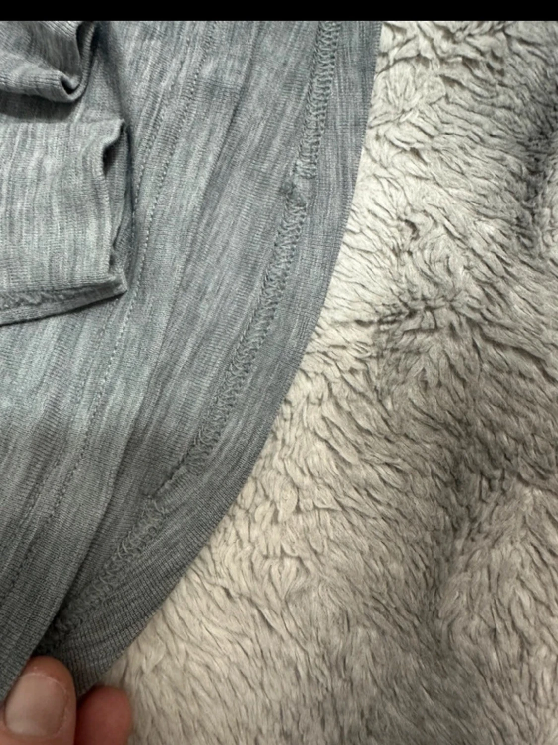 Grå långärmad ulltröja barn - 1