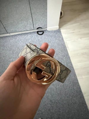 Gg beige gold belt  - Size 120cm