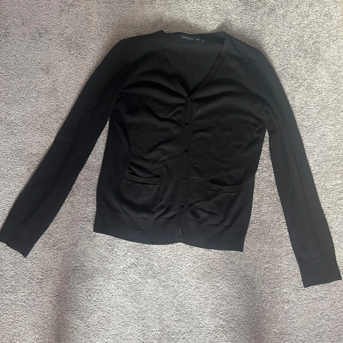 Svart kofta från Stockh LM, storlek S - 3