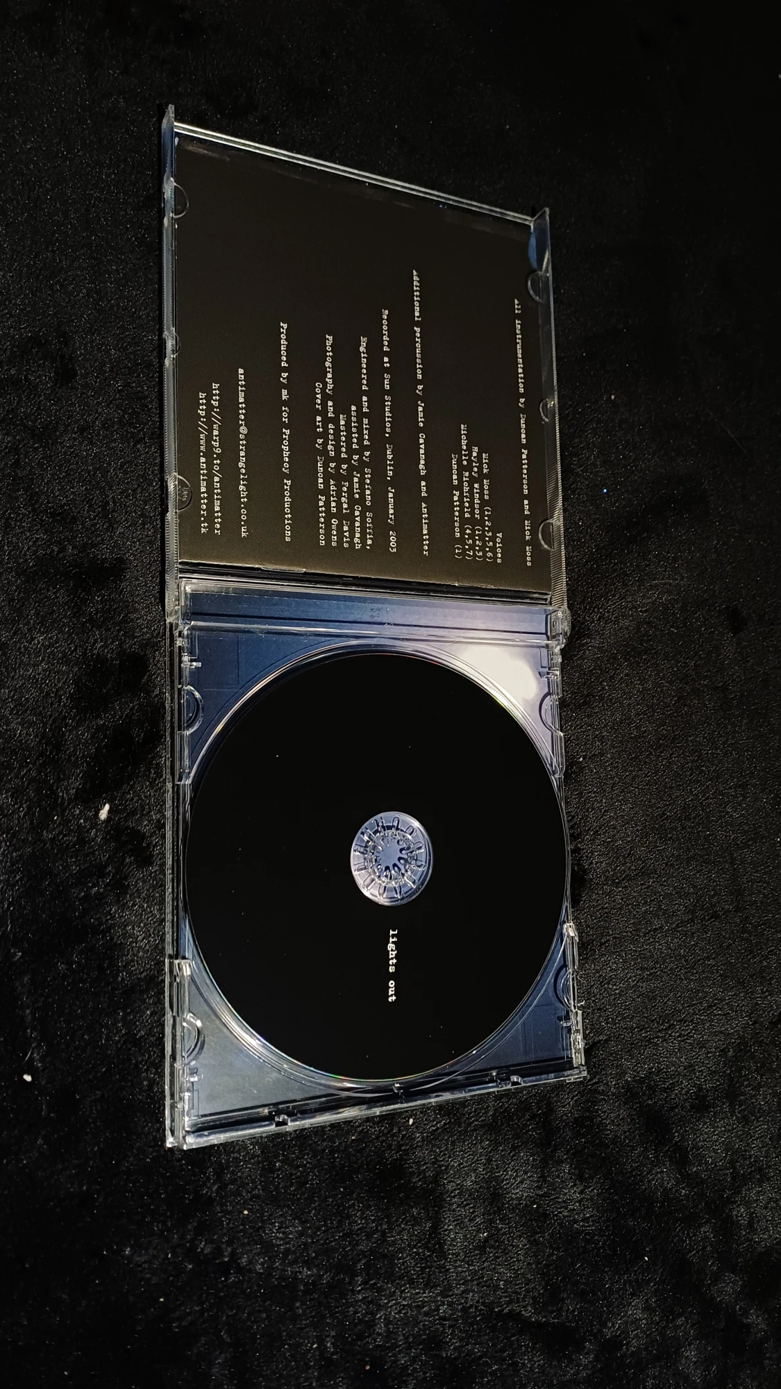 Antimatter Lights Out CD - 1