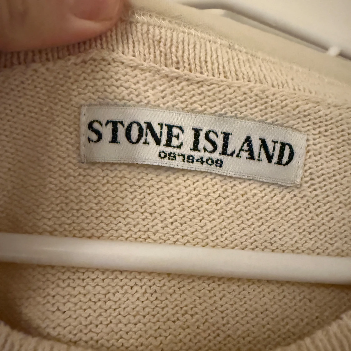Beige stickad tröja Stone Island - 2