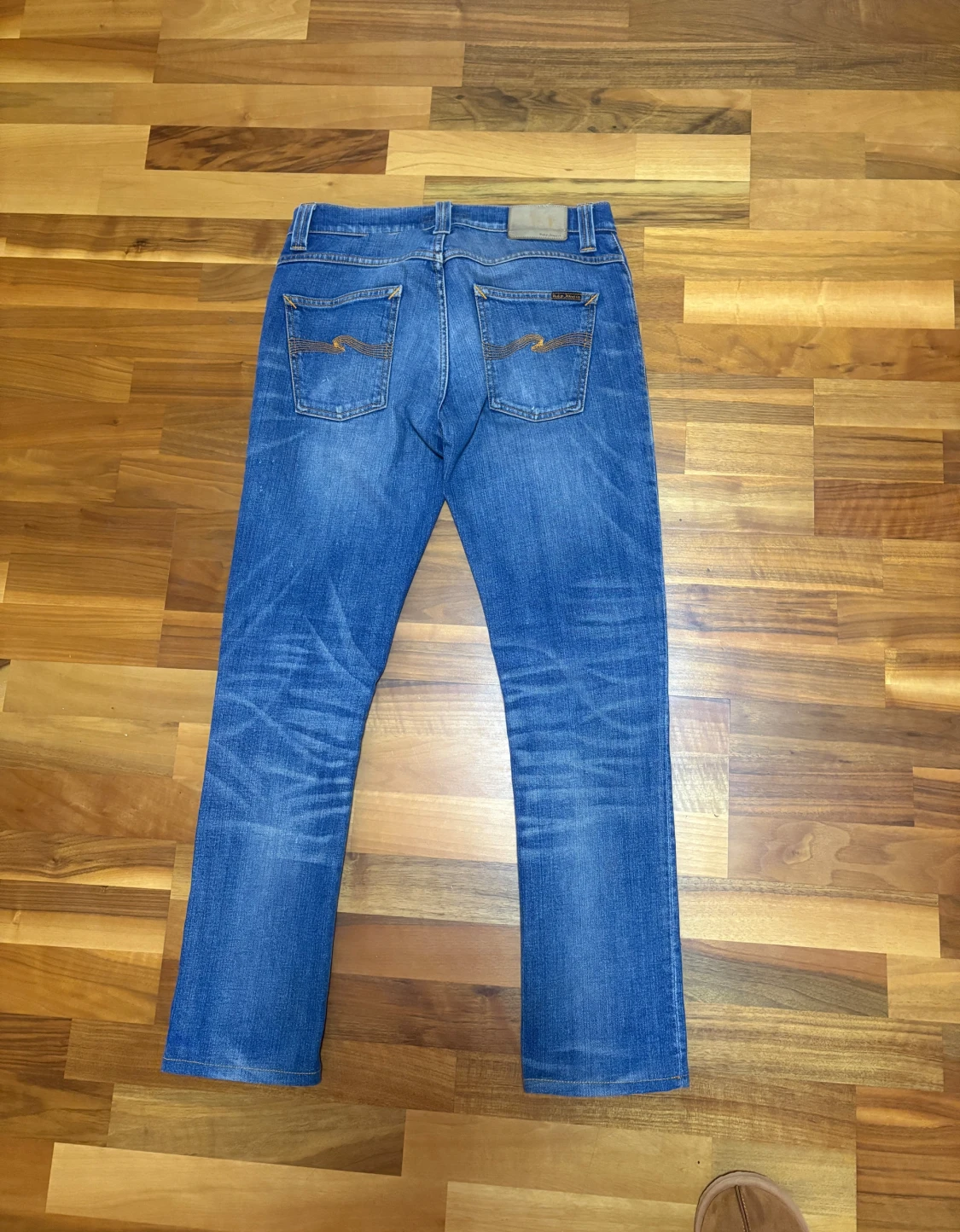 Blå Grim Tim Nudie Jeans  - 1