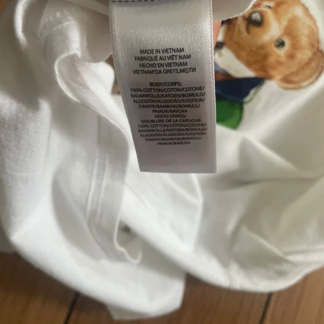 Vit hoodie Polo Bear från Ralph Lauren - 2