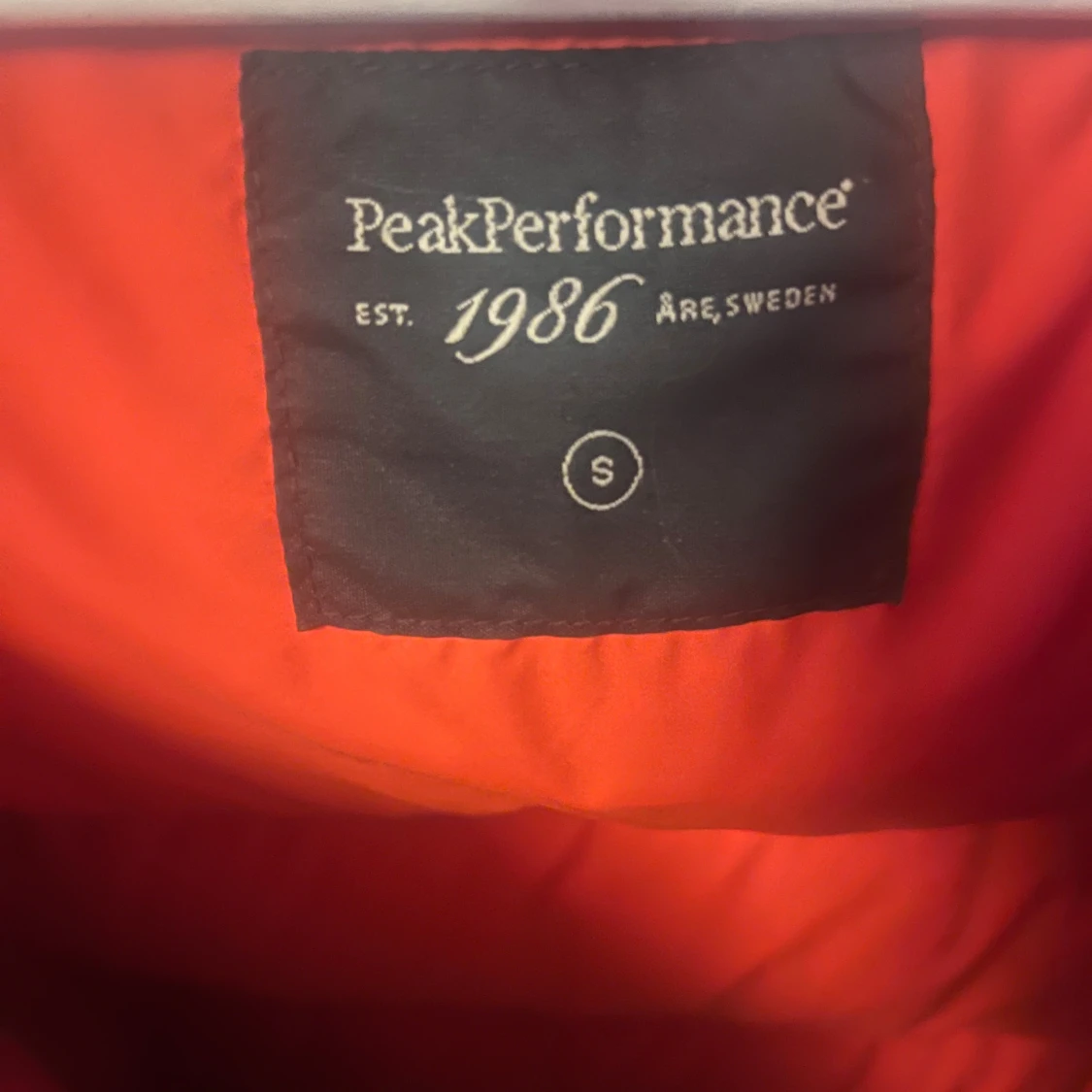 Orange peakperfermance jacka S - 1