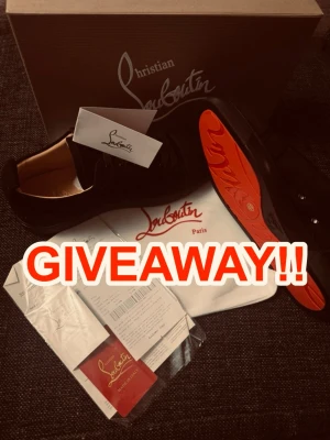 G1VEAWAY - 🚨G1VEAWAY-DAGS! 🚨                                        Idag lottar vi ut ett par Christian Louboutins👠.                   Så här deltar du:                                                           1️⃣ Följ oss på Plick                                                      2️⃣ Gilla denna annons                                                ✨ Få 3× chans att vinna! Köp ett av våra prisvärda bälten eller låt någon annan köpa ett – då är du med och får 3× chans 🔥  Vinnaren dras idag – lycka till! 💖🎁
