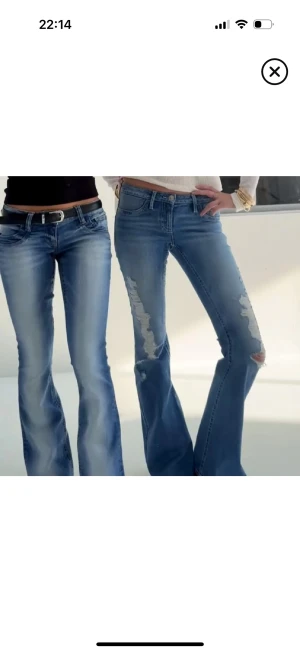 Low waist jeans - Säljer dessa jeans från Gina 14+ som inte säljs längre. Knappast använda o är som nya