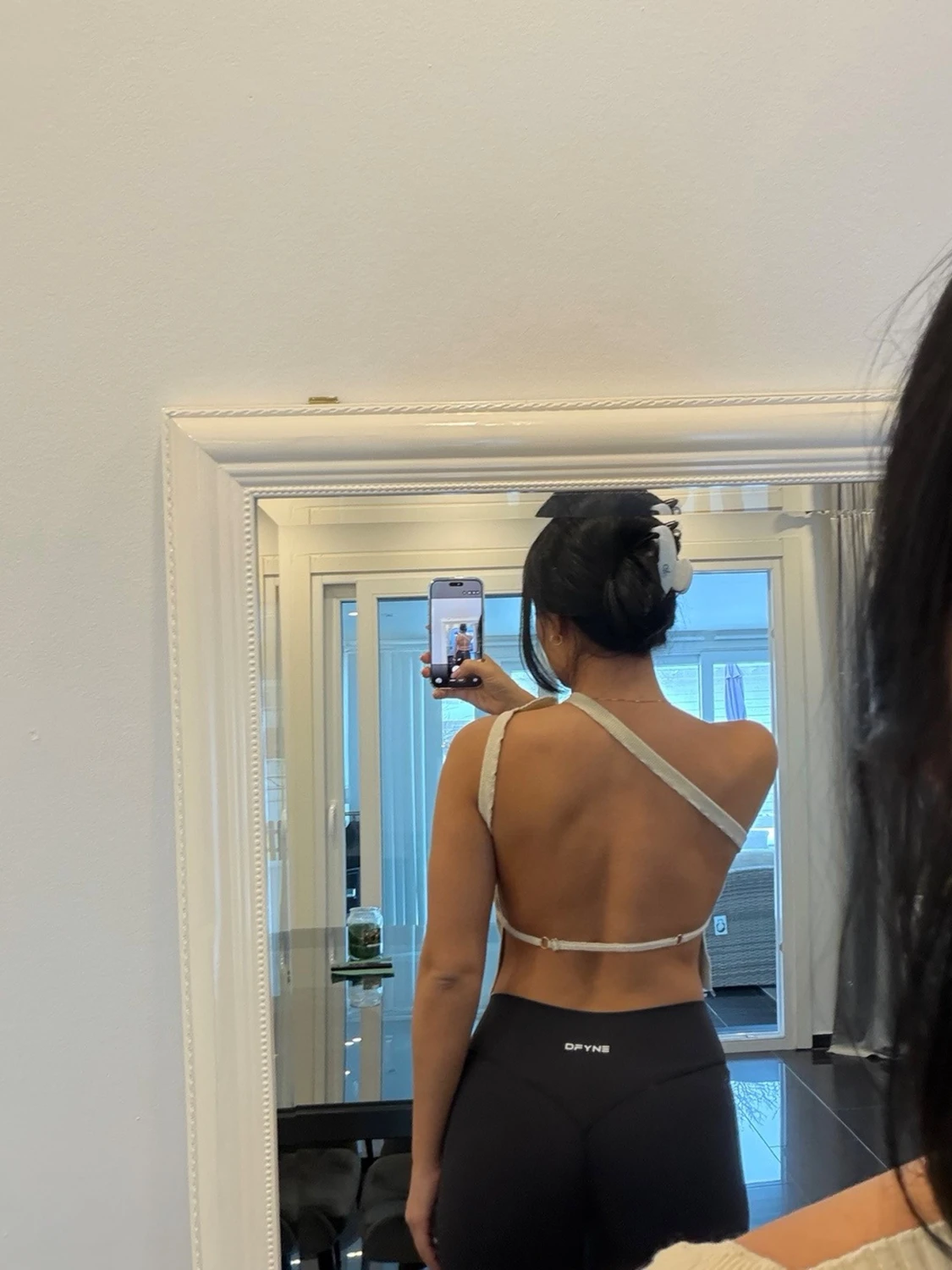 Beige omlott croppad linnetopp från Jacquemus  - 1