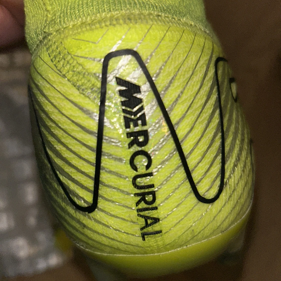 Nike Mercurial fotbollsskor neongula - 2