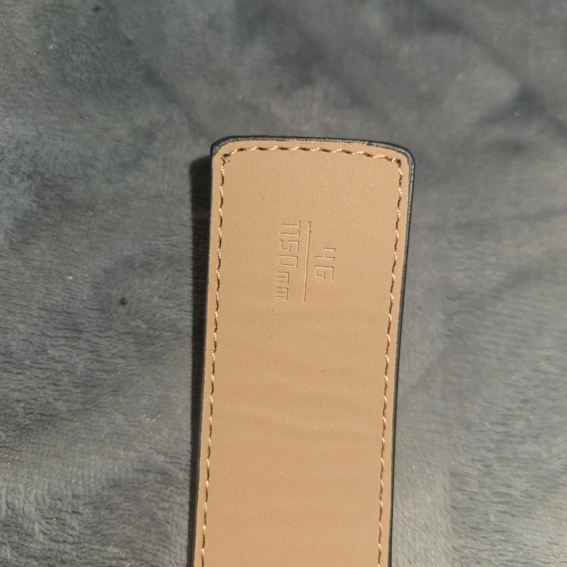 Svart lv bälte i silver - 3