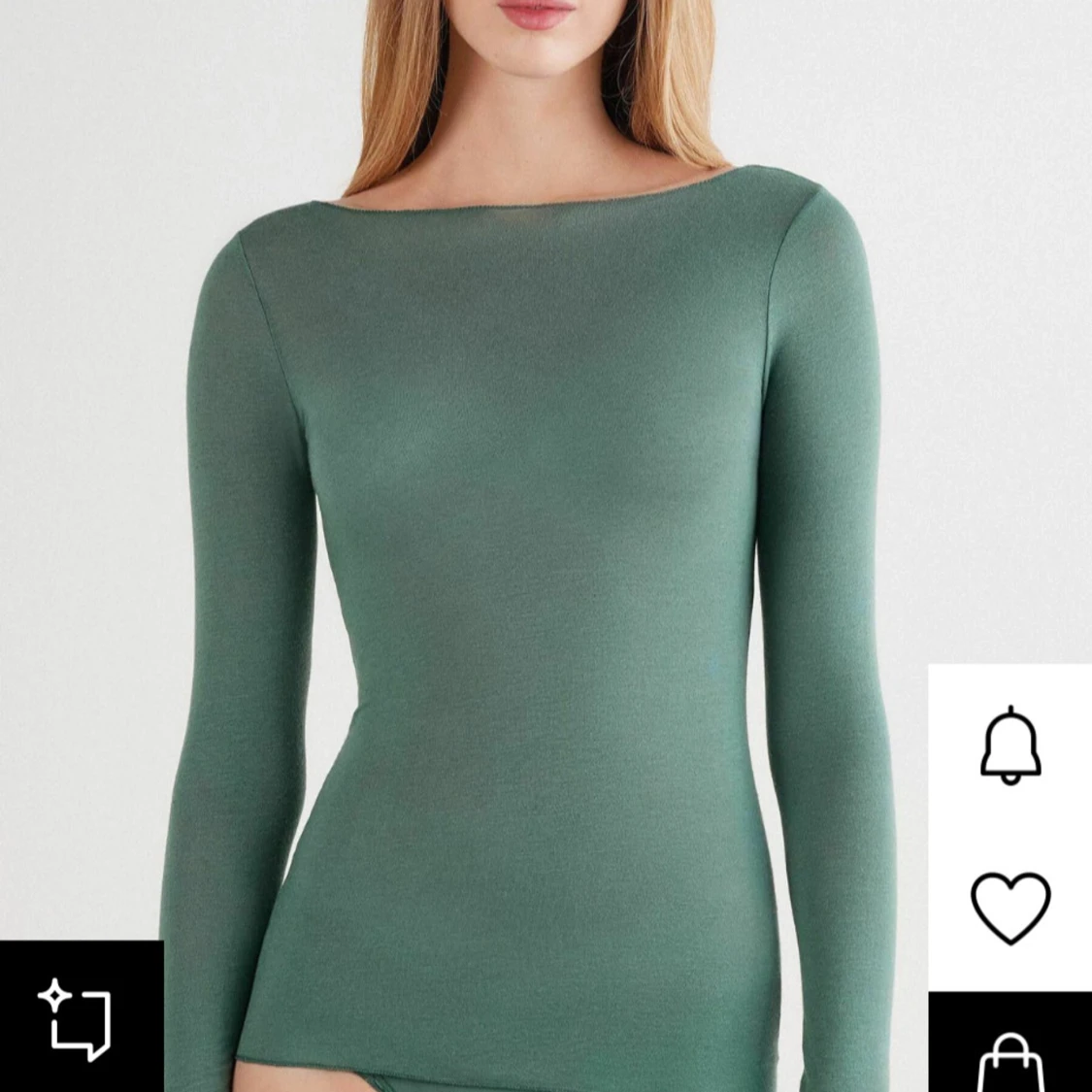 Grön intimissimi tröja