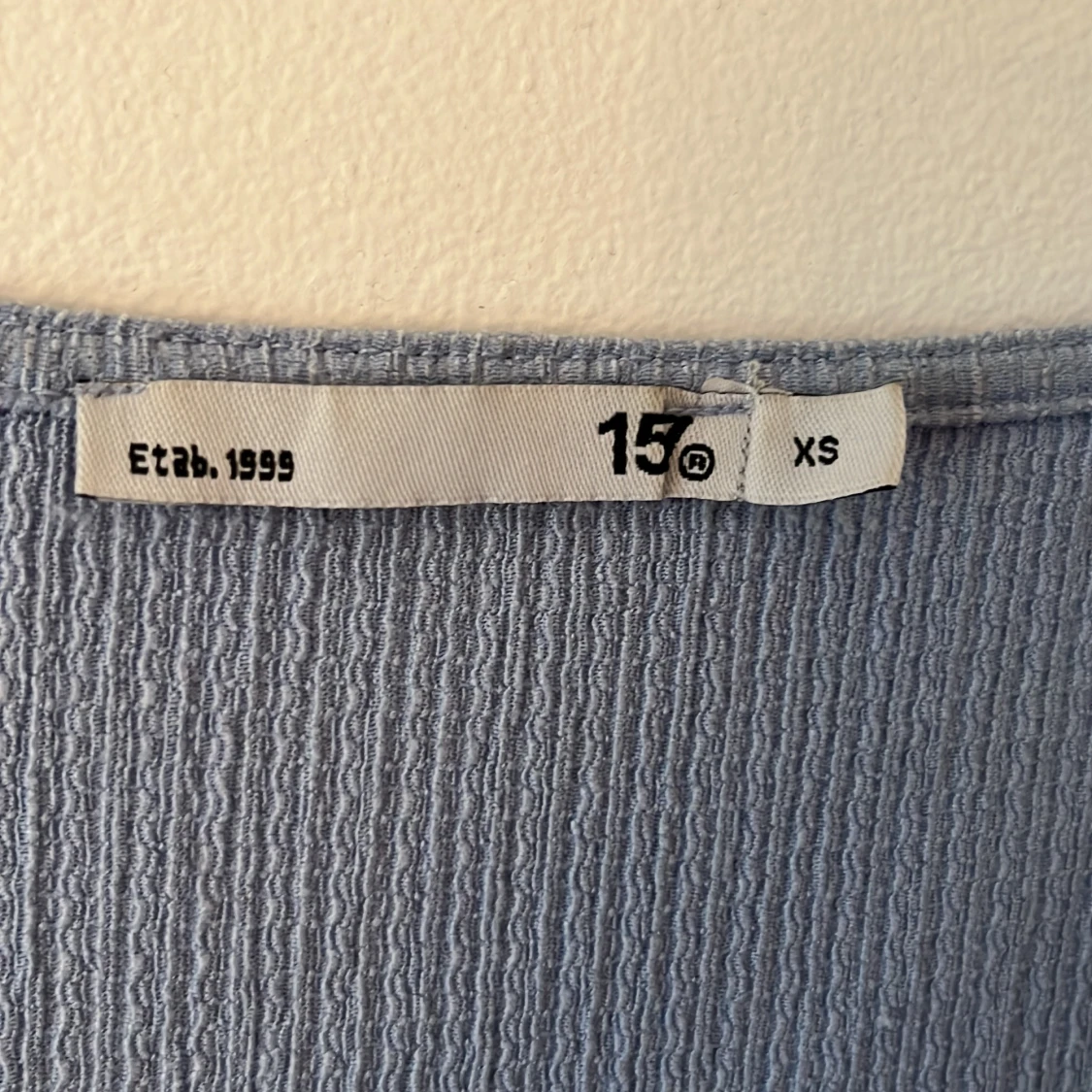 Blå blus med knyt från lager 157 - 1