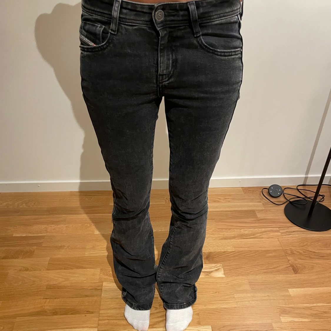 Svarta bootcut jeans från Diesel
