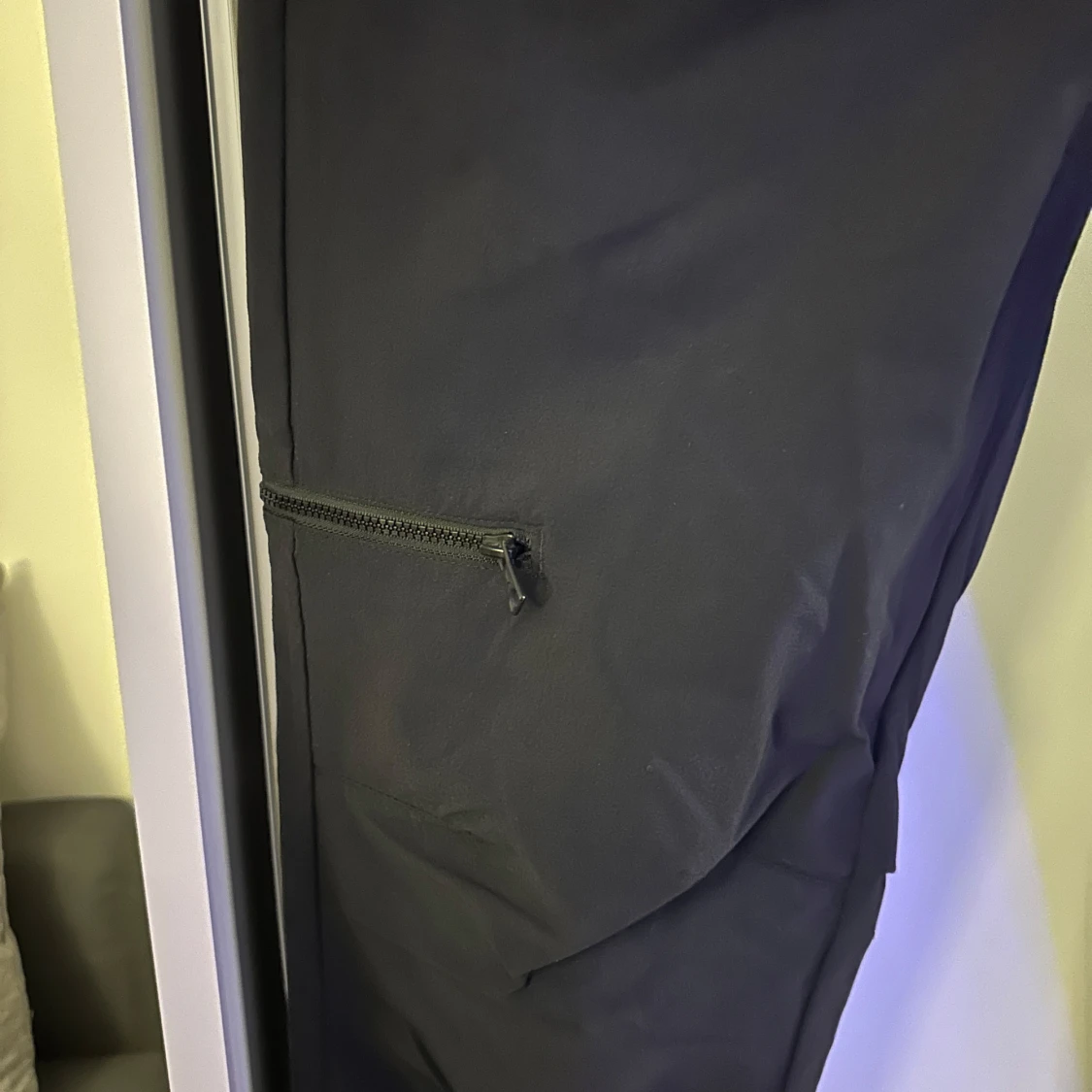 Svarta Jordan cargopants med snörning - 1